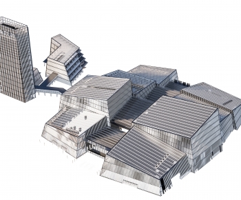 Modern Architecture Of Artistic Style-ID:531619075