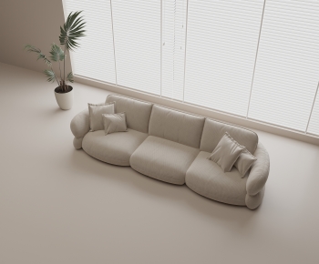 Modern Three-seat Sofa-ID:260735039