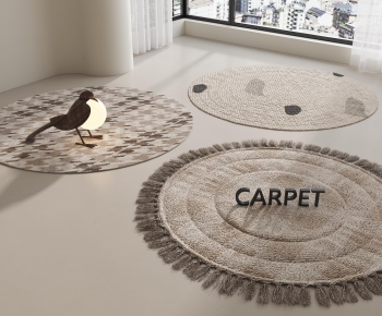 Modern Circular Carpet-ID:506994015