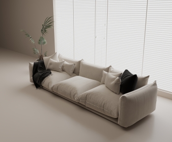 Modern Three-seat Sofa-ID:726630761