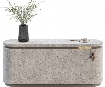 Modern Reception Desk-ID:664663086