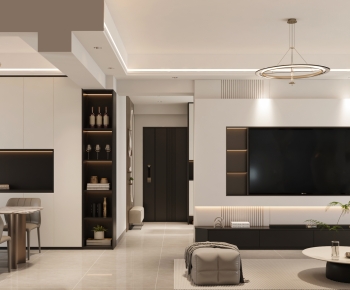 Modern A Living Room-ID:266808994