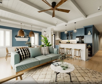 American Style A Living Room-ID:189765932