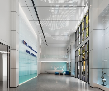 Modern Office Reception Desk-ID:221652035