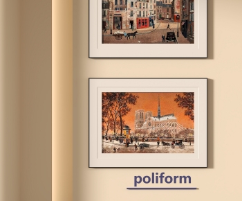 poliform现代装饰挂画组合-ID:700958976