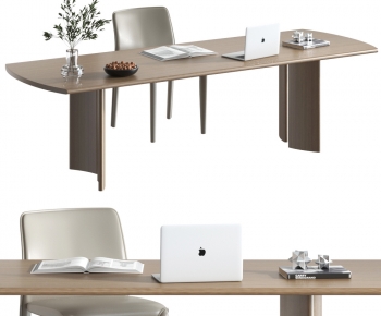 Modern Computer Desk And Chair-ID:134742026