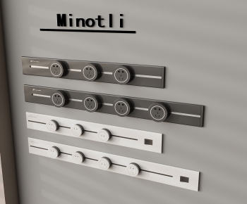 Minotli现代可移动轨道插座组合-ID:460619962