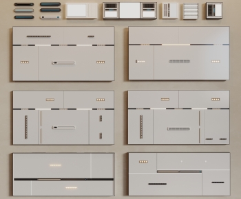 Modern Suspended Ceiling-ID:584418062