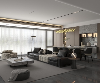 Modern A Living Room-ID:262530096