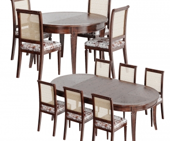 American Style Dining Table And Chairs-ID:639668949