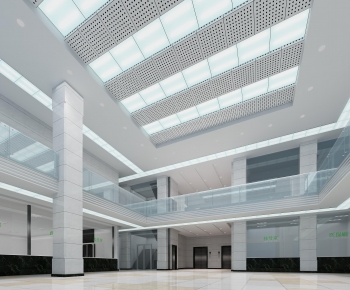 Modern Hospital Hall-ID:842807052