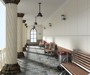 European Style Corridor-ID:742785937