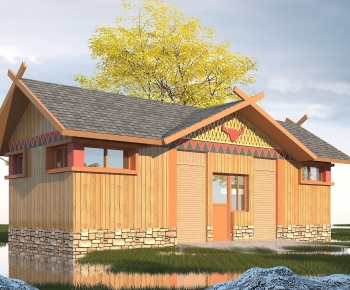 New Chinese Style Public Building-ID:263958938