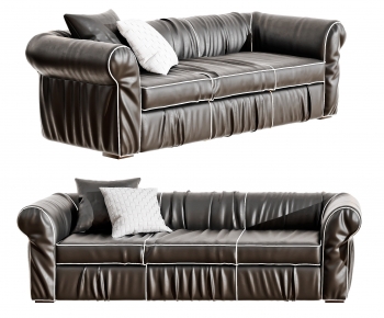 Nordic Style Three-seat Sofa-ID:994666108