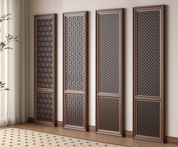 New Chinese Style Wooden Screen Partition-ID:723309049
