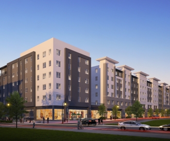 Modern Residential Building-ID:619930032