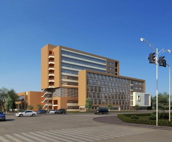 Modern School Building-ID:609093902