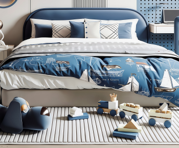 Modern Child's Bed-ID:486567971