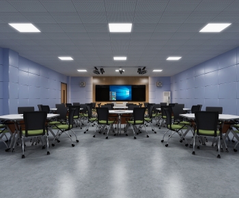 Modern School Classrooms-ID:827651023