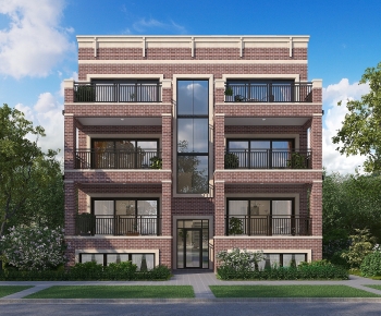 Simple European Style Detached Villa-ID:810070043