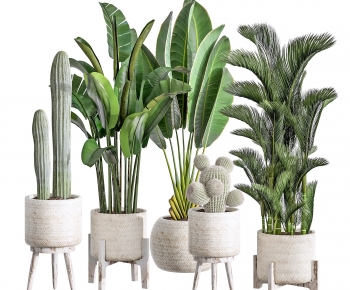 现代落地绿植盆栽组合-ID:471345904