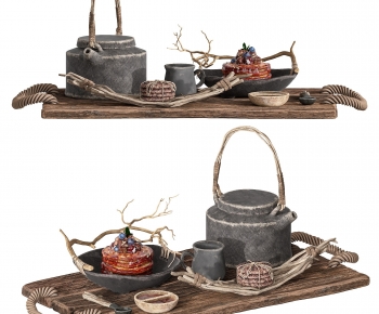 Wabi-sabi Style Tea Set-ID:939846047