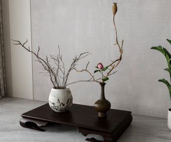 新中式花瓶插花组合-ID:319408896