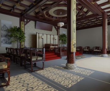 New Chinese Style Buddhist Temples-ID:689925911
