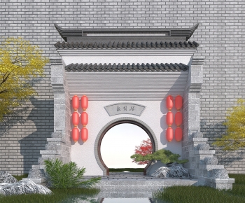 New Chinese Style Door-ID:925580025