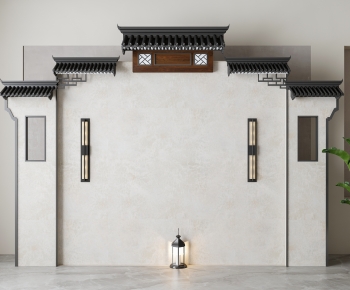 New Chinese Style Landscape Wall-ID:228066926