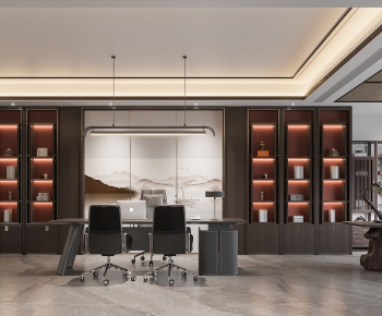 New Chinese Style Manager's Office-ID:169485099