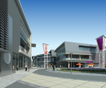 Modern Commercial Street-ID:358192923