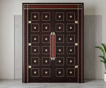 Chinese Style Double Door-ID:878937017