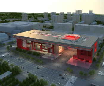 Modern Architecture Of Artistic Style-ID:377248054