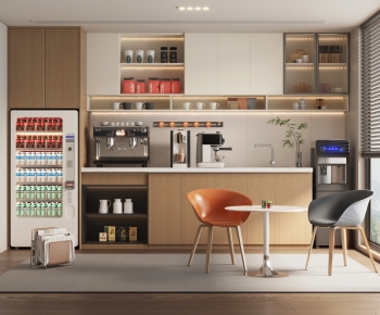 Modern Office Tea Room-ID:614897979