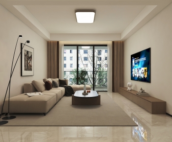 Modern A Living Room-ID:845689066