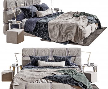 Modern Double Bed-ID:561228047