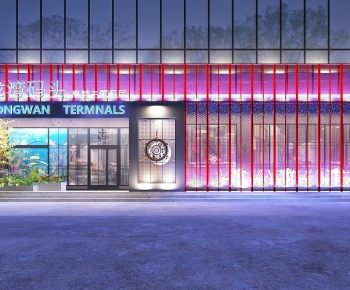 Modern Facade Element-ID:312994969