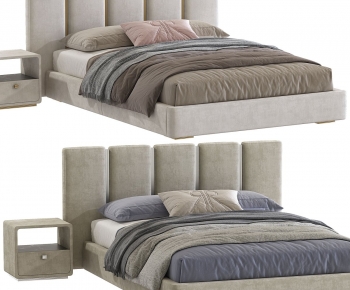 Modern Double Bed-ID:633830075