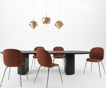 Modern Dining Table And Chairs-ID:648562919