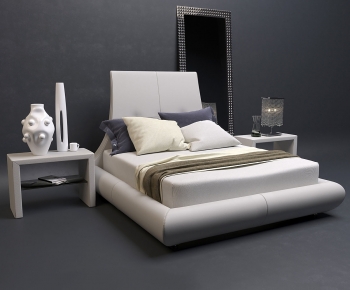 Modern Double Bed-ID:328912026