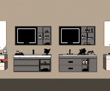 Modern Bathroom Cabinet-ID:950603965