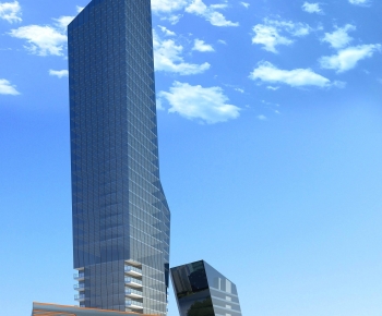 Modern Appearance Of Commercial Building-ID:215534936