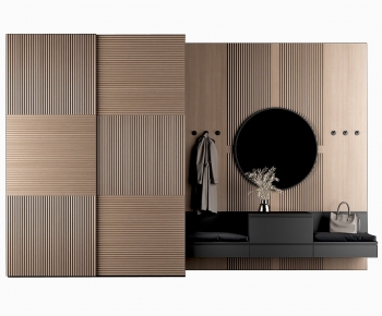 Modern Entrance Cabinet-ID:862965113