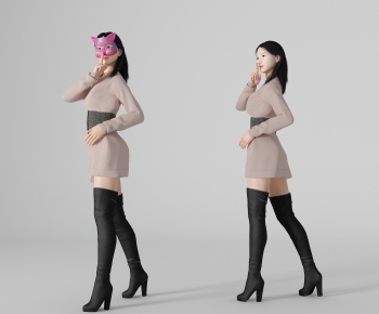 现代美女-ID:592361931