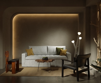 Modern A Living Room-ID:379882107