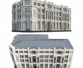 European Style Appearance Of Commercial Building-ID:935148003