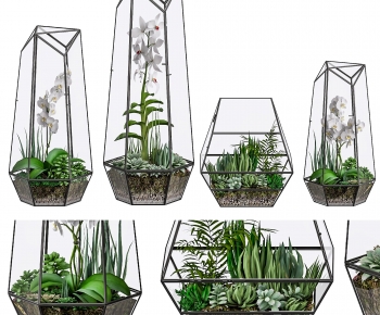 Modern Ground Green Plant Potted Plants-ID:128767978