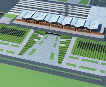 Modern Architectural Bird's-eye View Planning-ID:589701891
