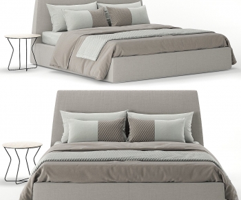 Modern Double Bed-ID:204874047